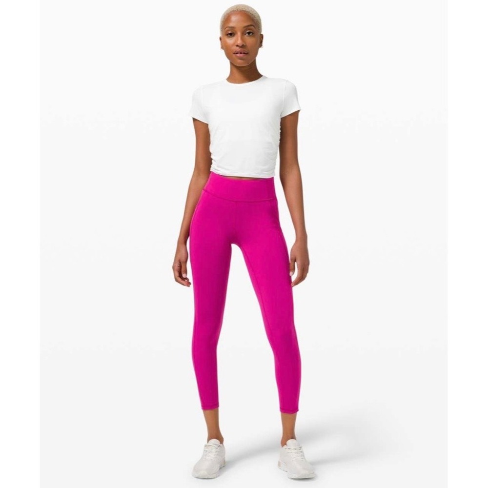 Lululemon Invigorate High-Rise Tight 25" in Ripened Raspberry - SIZE 14